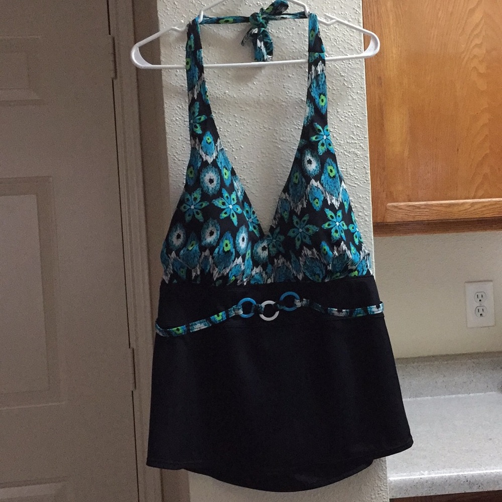 Fashion Girl Women’s Swimsuit Halter Top Sz:18W